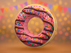 Пончик-подушка