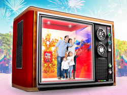 Надувной телевизор